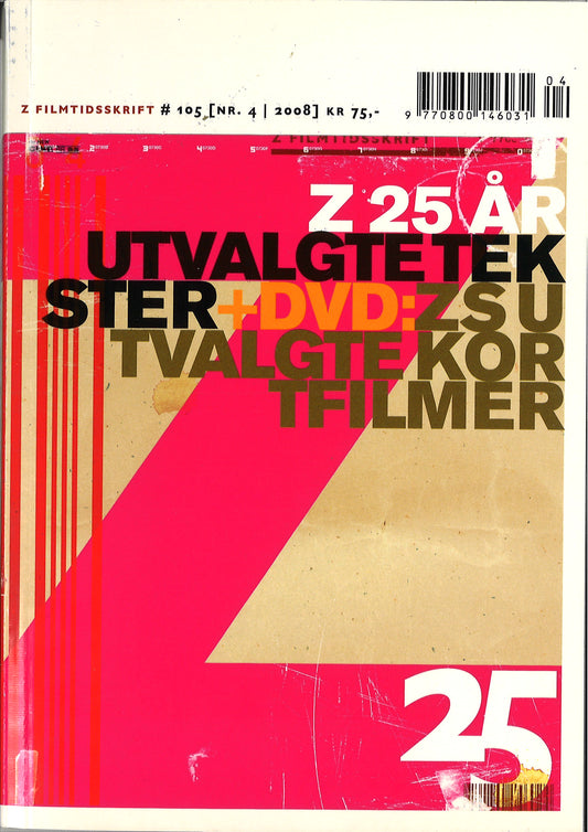 Z 4-2008 Z 25 år: Utvalgte tekster + DVD